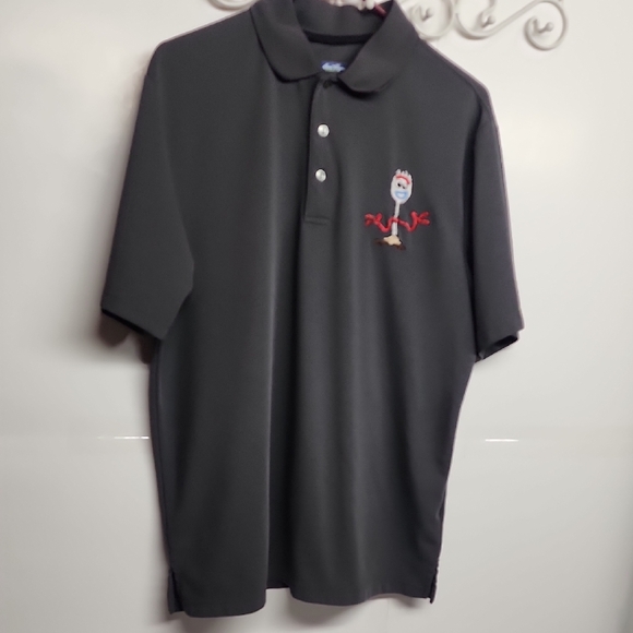 Rare Ben Hogan Performance Charcoal Polo with Embroidered Forky Character Sz L - Picture 1 of 8